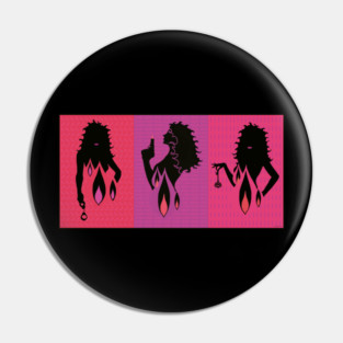 Chastity Flame x 3 Pin