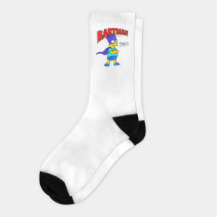 90s Cartoon - Bartman Socks