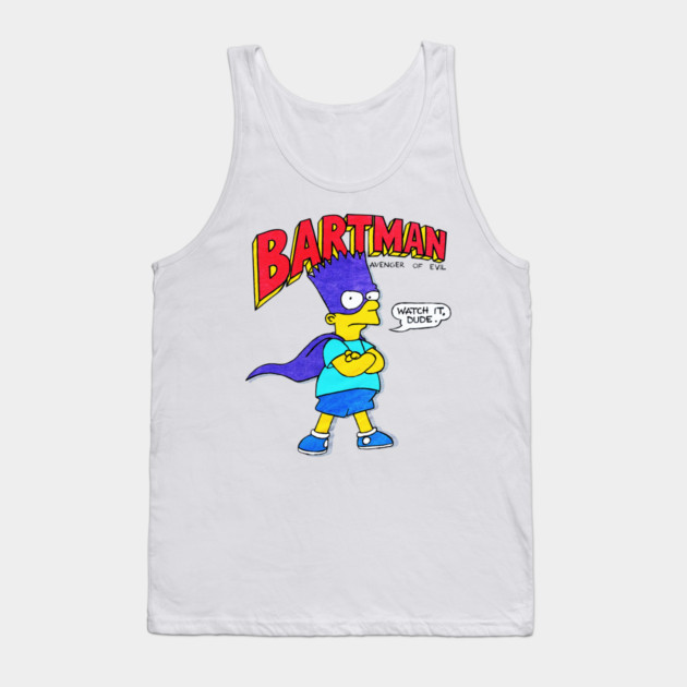 90s Cartoon - Bartman Tank Top by nicklower