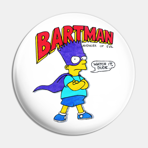 90s Cartoon - Bartman Pin by nicklower