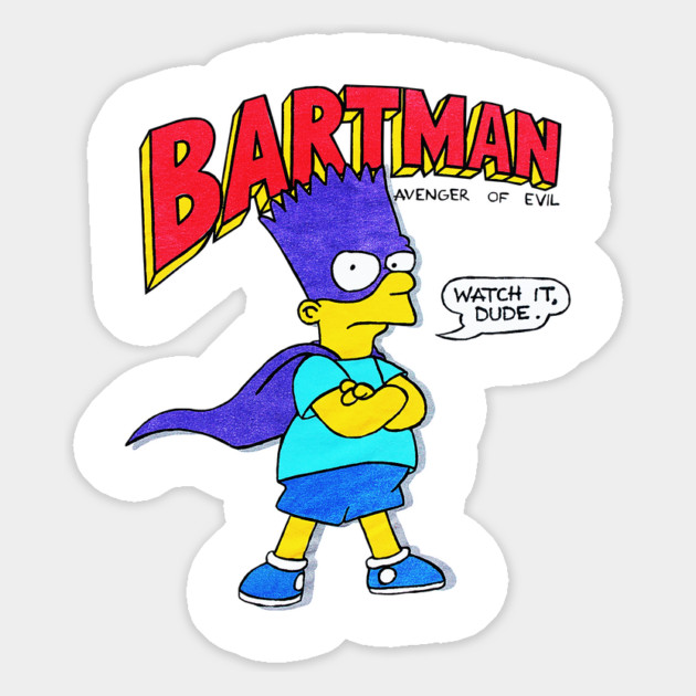 90s Cartoon - Bartman Magnet by nicklower