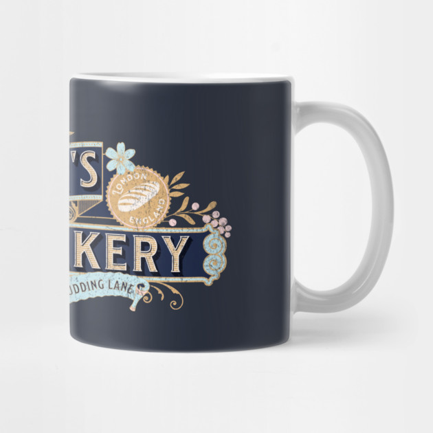 Farriner’s Bakery Vintage Pudding Lane Great London Fire 1666 by Yesteeyear