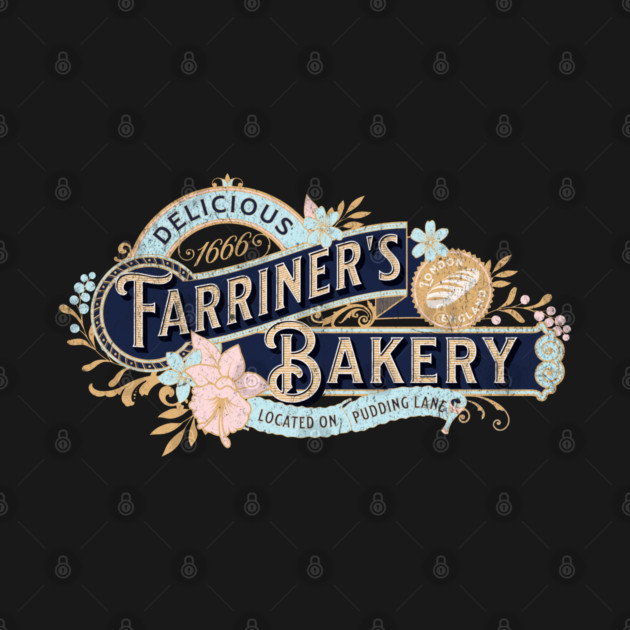 Farriner’s Bakery Vintage Pudding Lane Great London Fire 1666 by Yesteeyear