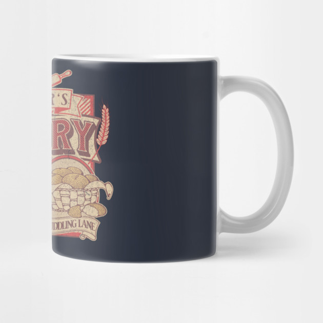 Farriner’s Bakery Vintage Pudding Lane Retro London Art by Yesteeyear