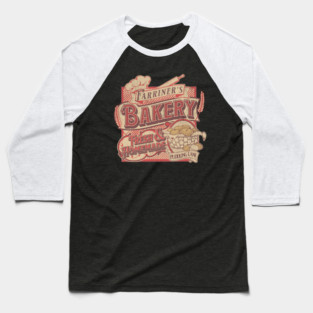 Farriner’s Bakery Vintage Pudding Lane Retro London Art Baseball T-Shirt