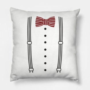 Bow Tie And Suspenders Kind Of Day Fashion Pun Pillow