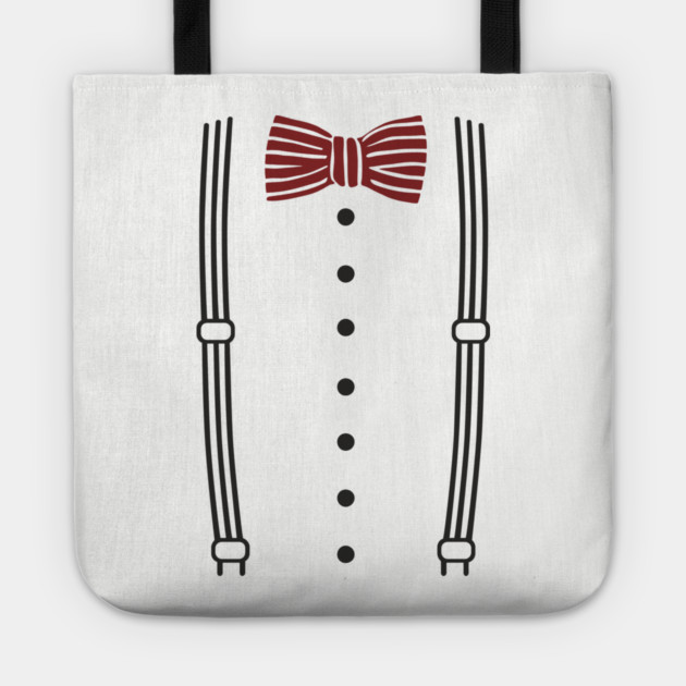Bow Tie And Suspenders Kind Of Day Fashion Pun Tote by Anticorporati