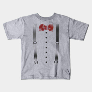 Bow Tie And Suspenders Kind Of Day Fashion Pun Kids T-Shirt