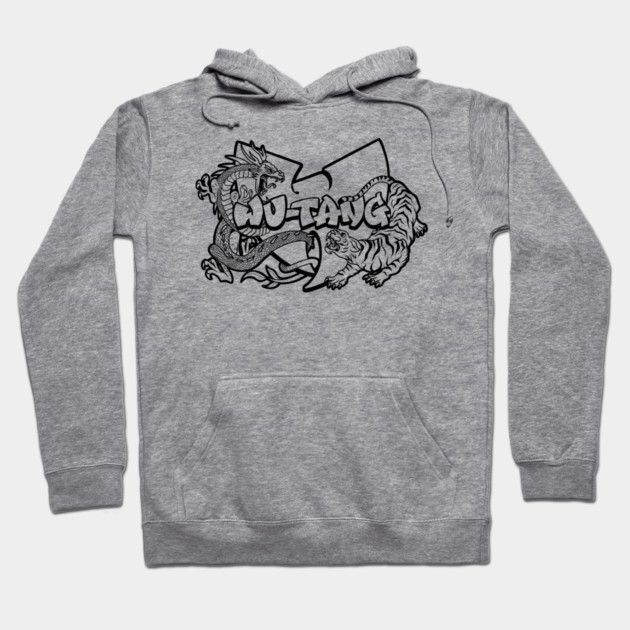 Wu-tang Dragon and Tiger Hoodie by Wrongteeshirt