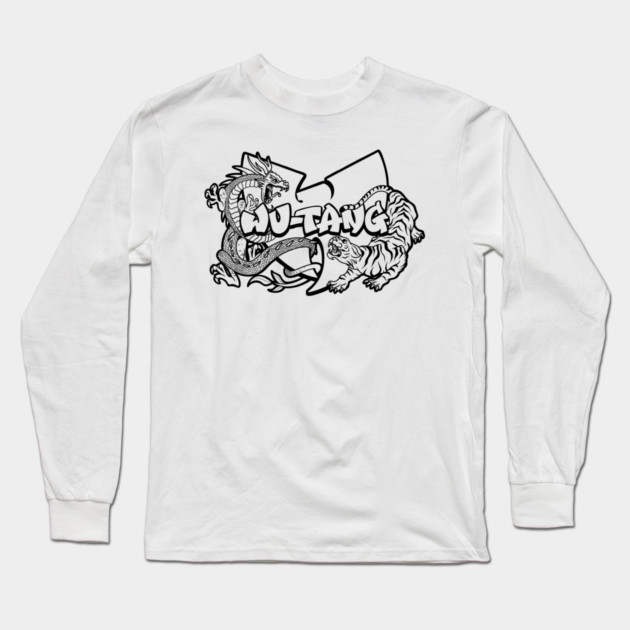 Wu-tang Dragon and Tiger Long Sleeve T-Shirt by Wrongteeshirt