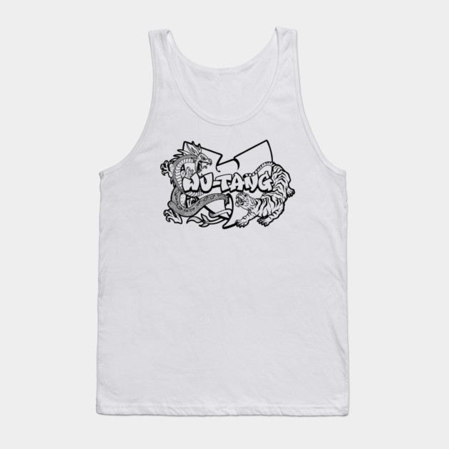 Wu-tang Dragon and Tiger Tank Top by Wrongteeshirt
