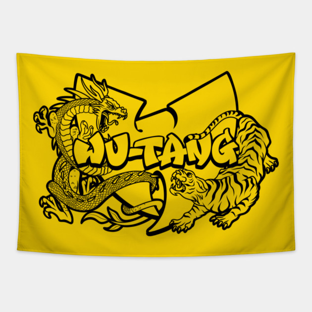 Wu-tang Dragon and Tiger Tapestry by Wrongteeshirt