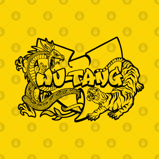 Wu-tang Dragon and Tiger by Wrongteeshirt