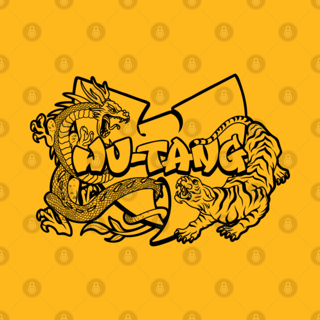 Wu-tang Dragon and Tiger by Wrongteeshirt