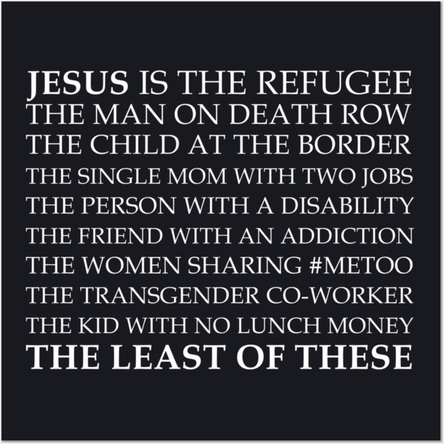 Jesus Is The Least Of These Wall Art by Charles's Store 8