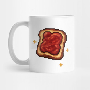 Jelly Toast - Raspberry Pixel Mug