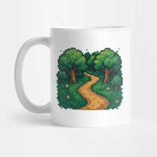 Magical Pixel Forest - White Mug