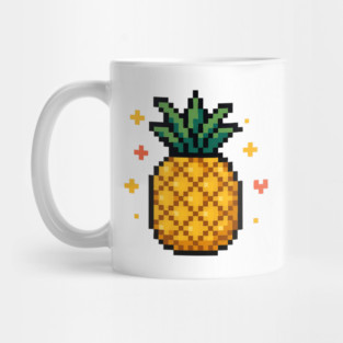 Pixel Pineapple - Fruity Tropical Mug