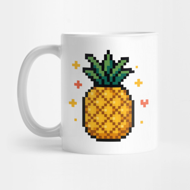 Pixel Pineapple - Fruity Tropical by Midsummer Dream House