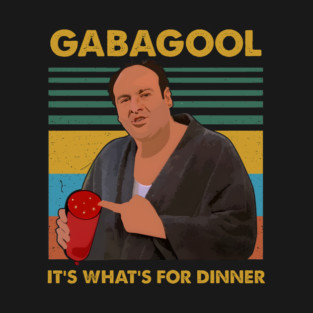 Vintage Tony Sopranos Gabagool Its Whats For Dinner T-Shirt