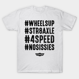 #NOSISSIES (black print) T-Shirt
