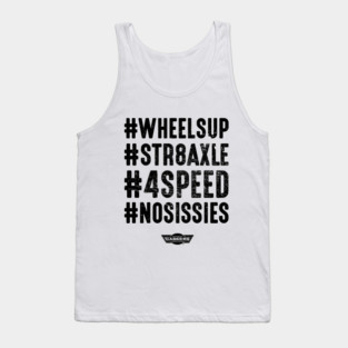 #NOSISSIES (black print) Tank Top