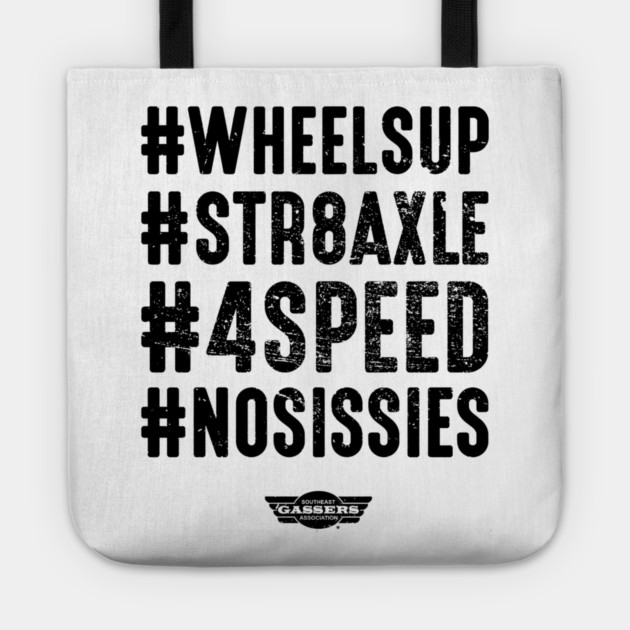 #NOSISSIES (black print) Tote by Stephen's Store 13