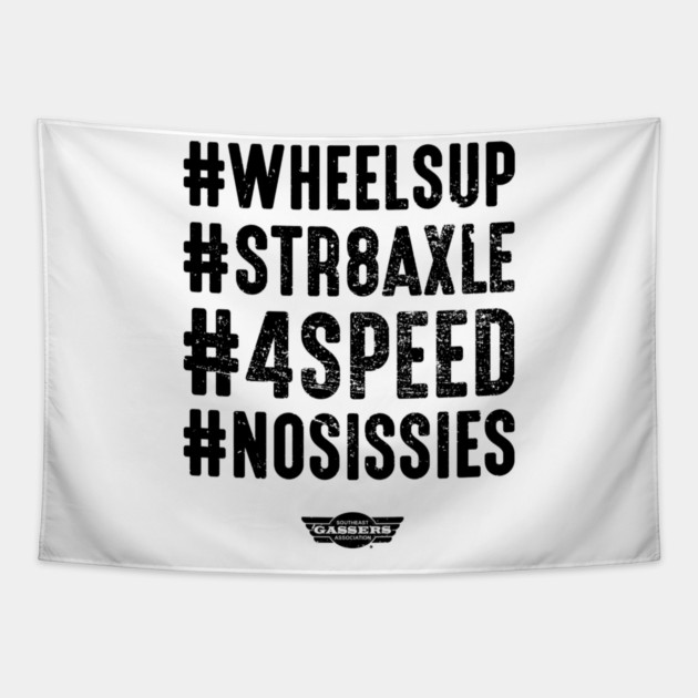#NOSISSIES (black print) Tapestry by Stephen's Store 13