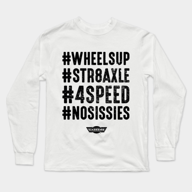 #NOSISSIES (black print) Long Sleeve T-Shirt by Stephen's Store 13