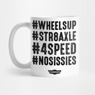 #NOSISSIES (black print) Mug