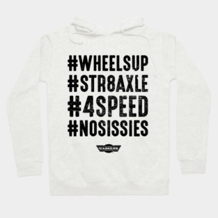 #NOSISSIES (black print) Hoodie