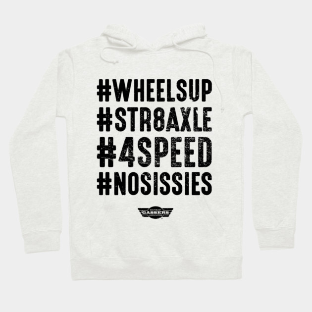 #NOSISSIES (black print) Hoodie by Stephen's Store 13