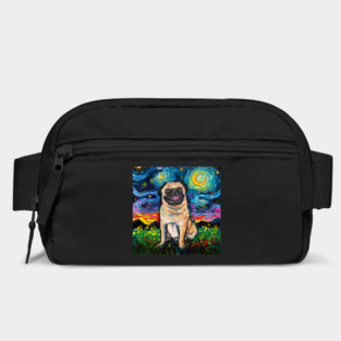 Happy Fawn Pug Starry Night Bag