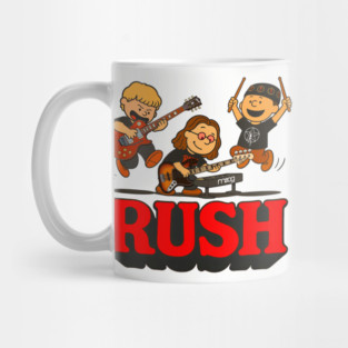 Rush Band Charlie Brown Mashup (Action Variant) Mug