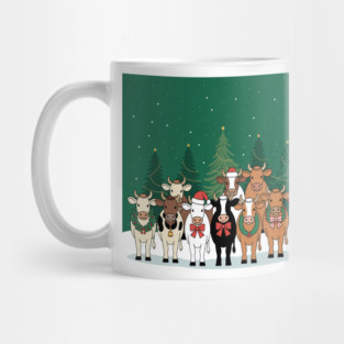 Cow Christmas Mug