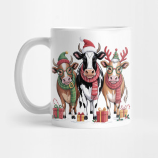 Cow Christmas Mug
