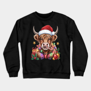 Cow Christmas Crewneck Sweatshirt