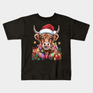 Cow Christmas Kids T-Shirt