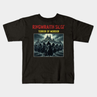 Ringwraith Siege Terror of Mordor Kids T-Shirt