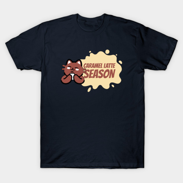 Caramel Latte Season Caramel Latte T-Shirt by Lamount Tees