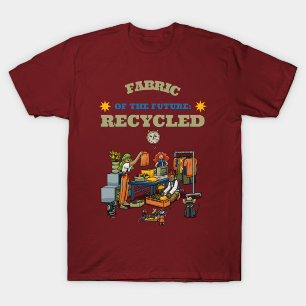 Fabric of the Future: Recycled Eco Friendly Fashion T-Shirt by Lamount Tees