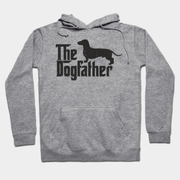 The Dogfather Dachshund Owner Pun Hoodie by Anticorporati