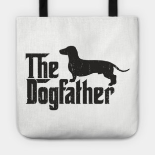 The Dogfather Dachshund Owner Pun Tote