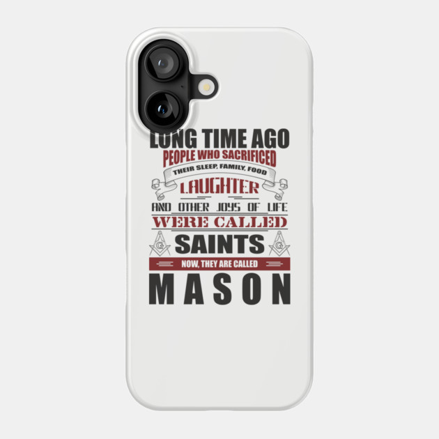 They Are Called Mason Pride Tradition Resilience Phone Case by Anticorporati