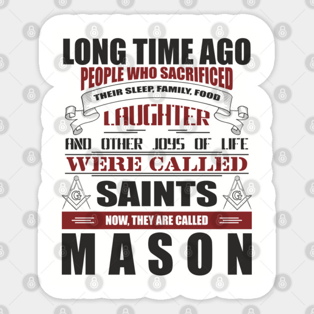 They Are Called Mason Pride Tradition Resilience Sticker by Anticorporati