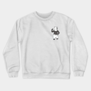 Not Really White – Polar Bear Skin & Fur Trivia Cartoon Crewneck Sweatshirt