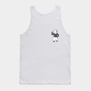 Not Really White – Polar Bear Skin & Fur Trivia Cartoon Tank Top