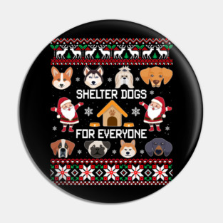 Dogs Ugly Christmas Cute Dog Pin