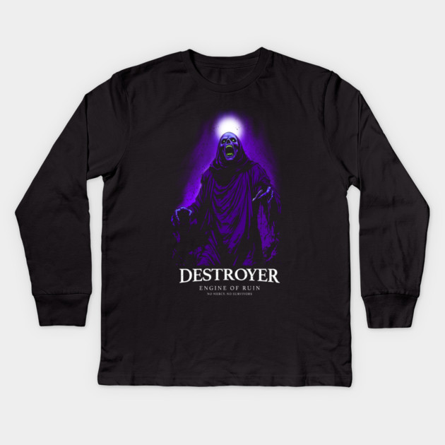 DESTROYER Kids Long Sleeve T-Shirt by artslaves