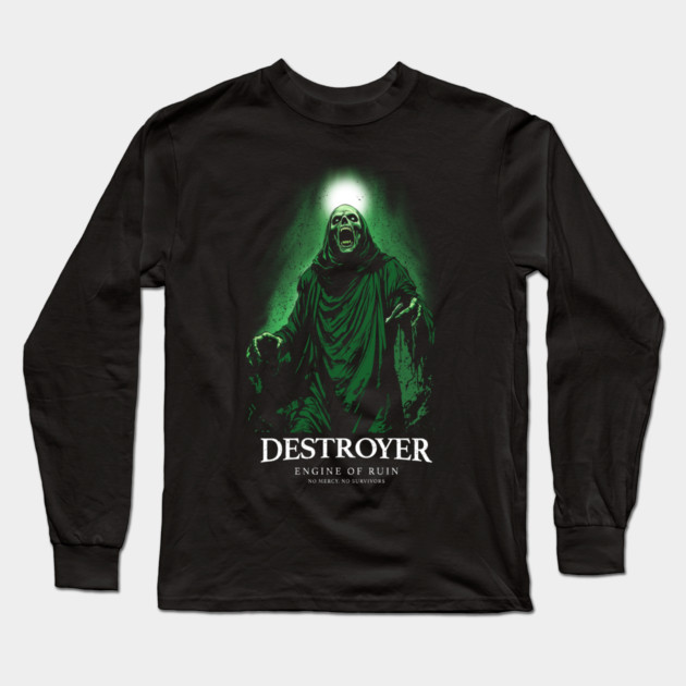 DESTROYER Long Sleeve T-Shirt by artslaves